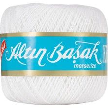Altınbaşak Altın Başak Kroşe Solmaz Merserize El Örgü Dantel Ipliği 50 gr