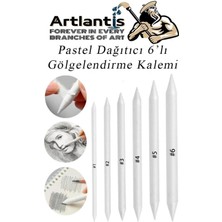 Artlantis Eskiz Defteri A3 50 Yaprak Karakalem Çizim Seti Gölgelendirme Kalemi Hamur Silgi Fatih Dereceli Kalem Hobi Tasarım Seti