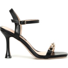 Nine West Davıdson 4fx Siyah Kadın Topuklu Sandalet