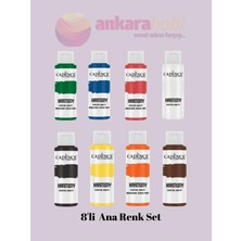 Cadence Harmony Akrilik Boya 8'li Set 59 ml Ana Renkler