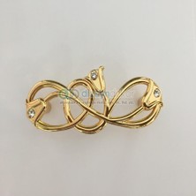 Dizaynaks Swarovski Taşlı 96 Mm. Altın