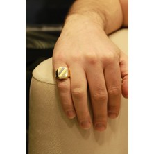 Aydın Kuyumculuk 14 Ayar Altın Erkek Yüzüğü AGYZK228