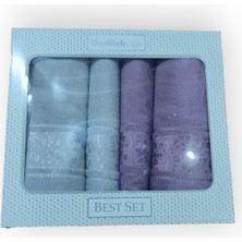Özdilek Camellia Best Set Hamam Takımı Gri Mürdüm