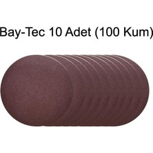 Bay-Tec Cırt Zımpara 100 Kum 115 mm 10 Adet