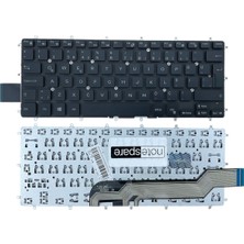 Notespare Dell ile Uyumlu Inspiron 13-7378, 13-7570 Notebook Klavye Siyah Tr Büyük Enter Versiyon
