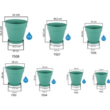 Serinova Yalı Saksı Gövde 4 No 6 Lt.