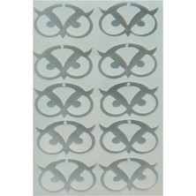 Depposite Epoksi Reçine Baykuş Kafası Anahtarlık ve Kolye Kalıbı