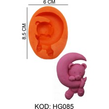 Depposite Ayıcık Figürlü Gıda Silikon Kalıbı