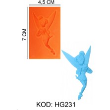 Depposite Peri Figürlü Gıda Silikon Kalıbı