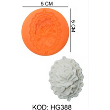 Depposite Gıda Silikon Kalıbı Çerçeveli Gül