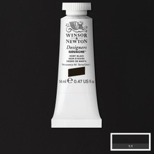 Winsor & Newton Designer's Gouache 14 ml Ivory Black 331 S 1