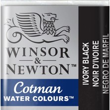 Cotman Sulu Boya Yarım Tablet Ivory Black 331