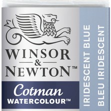 Winsor & Newton Cotman Sulu Boya Yarım Tablet Iridescent Blue 472 S.2
