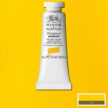 Winsor & Newton Designer's Gouache 14 ml Brilliant Yellow 055 S 3