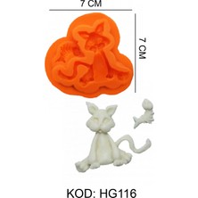 Depposite Hayvan Figürlü Gıda Silikon Kalıbı