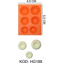 Depposite Gıda Silikon Kalıbı Yuvarlak