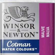Winsor & Newton Cotman Sulu Boya Yarım Tablet Mauve 398