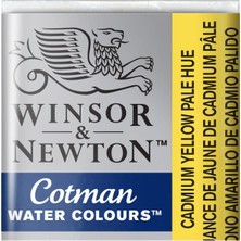 Winsor & Newton Cotman Sulu Boya Yarım Tablet Cadmium Yellow Pale Hue 119