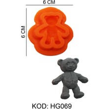 Depposite Ayıcık Figürlü Gıda Silikon Kalıbı