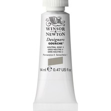 Winsor & Newton Designer's Gouache 14 ml Neutral Grey 436 S 1