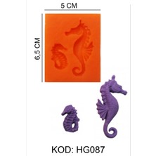 Depposite Deniz Atı Figürlü Gıda Silikon Kalıbı