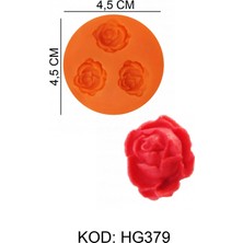 Depposite Gıda Silikon Kalıbı Gül