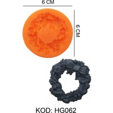 Depposite Çelenk Figürlü Gıda Silikon Kalıbı
