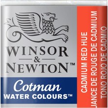 Winsor & Newton Sulu Boya Yarım Tablet Cadmium Red Hue 095
