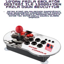 Beboncool M9 4K 64GB Çift Joystick Hdmi 15000+ Oyunlu Retro Arcade Oyun Konsolu Atari