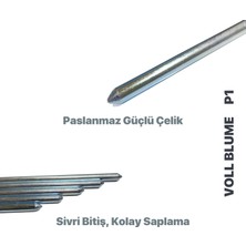 P1 Kalın Çelik Metal Çadır Kazığı Demiri Kaymaz Kancalı Branda Çivisi Paslanmaz Çelik Gümüş 5 Adet