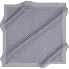 Aker Elegance Monogram Eşarp 1090500-971 Gri