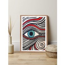 Decotorium Çerçeveli Tablo Abstract Serisi Mdf Tablo ABS/001