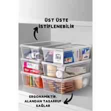 Safestore 10 Adet Kendinden Kapaklı Derin Dondurucuya Uygun Saklama Kabı 2 LT10 Adet Kendinden Kapaklı Derin Dondurucuya Uygun Saklama Kabı 2 Lt