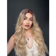 Peruk Market Doğal Dalgalı Görünüme Sahip Tül Tepeli Peruk