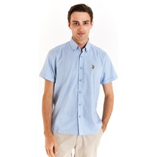 U.S. Polo Assn. 1829502 ELFYGL024Y U.S. Polo Assn. Erkek Mavi Gömlek