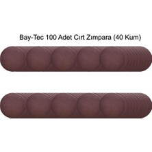 Bay-Tec Cırt Zımpara 40 Kum 115 mm 100 Adet