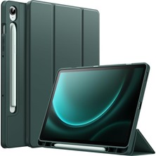 Five-E Samsung Galaxy Tab S8 Plus Kalem Şarjına Uygun Kalemlikli Stromix Standlı Kapaklı Kılıf Sm- X800 X806 X808