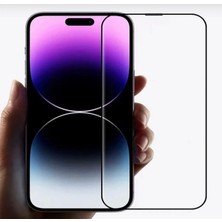 Kens Teknoloji iphone 15 Pro Ekran Koruyucu Tam Kaplayan Iç Kulaklık Filtreli Antistatik Cam