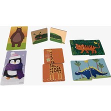 2 Parçalı Bebek Yapbozu 2 Parçalı Yapboz ,bebek Zeka Kartları ,puzzle , Bebek Yapboz