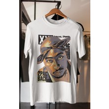 Fuddy Moda Unisex 2Pac Back Baskılı T-Shirt Oversize