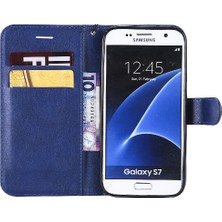 BDT Boutique Samsung Galaxy S7 Klasik Düz Renk Iş Cüzdan Telefon Için Flip Case (Yurt Dışından)