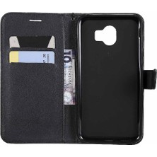 BDT Boutique Kart Yuvası Klasik Düz Renk ile Samsung Galaxy J4 2018 Için Flip Case (Yurt Dışından)