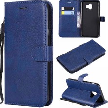 BDT Boutique Kart Yuvası Klasik Düz Renk ile Samsung Galaxy J4 2018 Için Flip Case (Yurt Dışından)