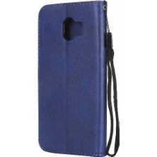 BDT Boutique Kart Yuvası Klasik Düz Renk ile Samsung Galaxy J4 2018 Için Flip Case (Yurt Dışından)