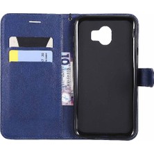 BDT Boutique Kart Yuvası Klasik Düz Renk ile Samsung Galaxy J4 2018 Için Flip Case (Yurt Dışından)