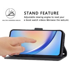 BDT Boutique Samsung Galaxy Filp 5g Pu Deri Kapak Için Kickstand Bilek Kayışı (Yurt Dışından)