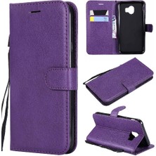 BDT Boutique Kart Yuvası Klasik Düz Renk ile Samsung Galaxy J4 2018 Için Flip Case (Yurt Dışından)