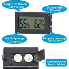 Gorgeous Paket Mini Higrometre Termometre LCD Ekran Termometre Higrometre (Yurt Dışından)