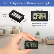 Gorgeous Mini Higrometre Termometre Dijital Iç Mekan Nem Ölçer Monitörü (Yurt Dışından)