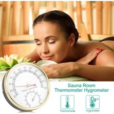 Gorgeous 2'si 1 Arada Sauna Termometre Higrometre Sauna Odası Aksesuarları (Yurt Dışından)